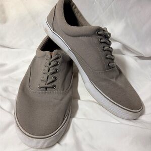 Classic Gray Canvas Sneakers